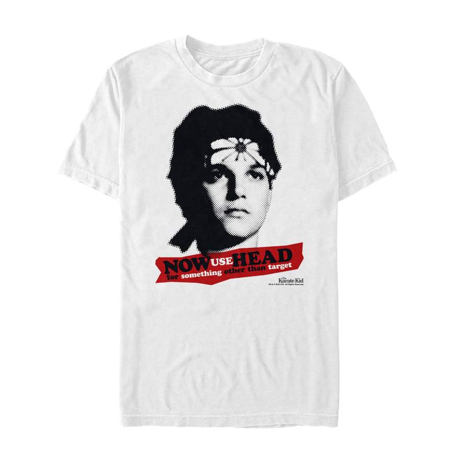 The Karate Kid Men’s LaRusso Use the Head  T Shirt