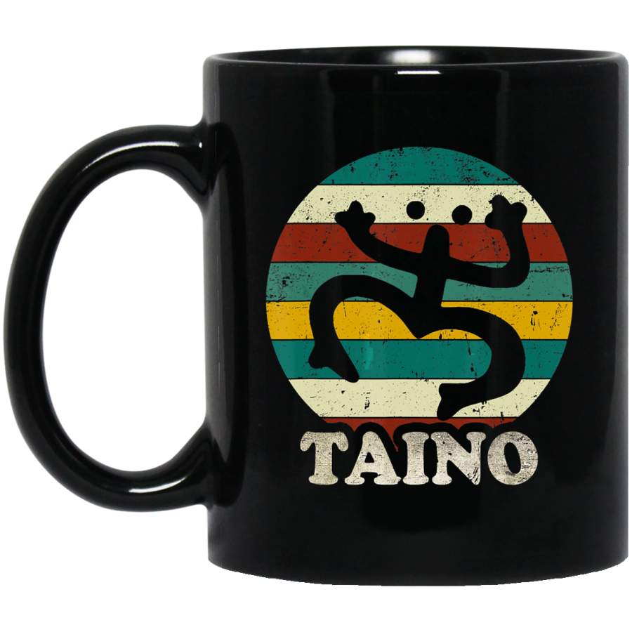 Vintage Sun Distressed Taino Coqui Symbol Gift Taino Coffee Mug