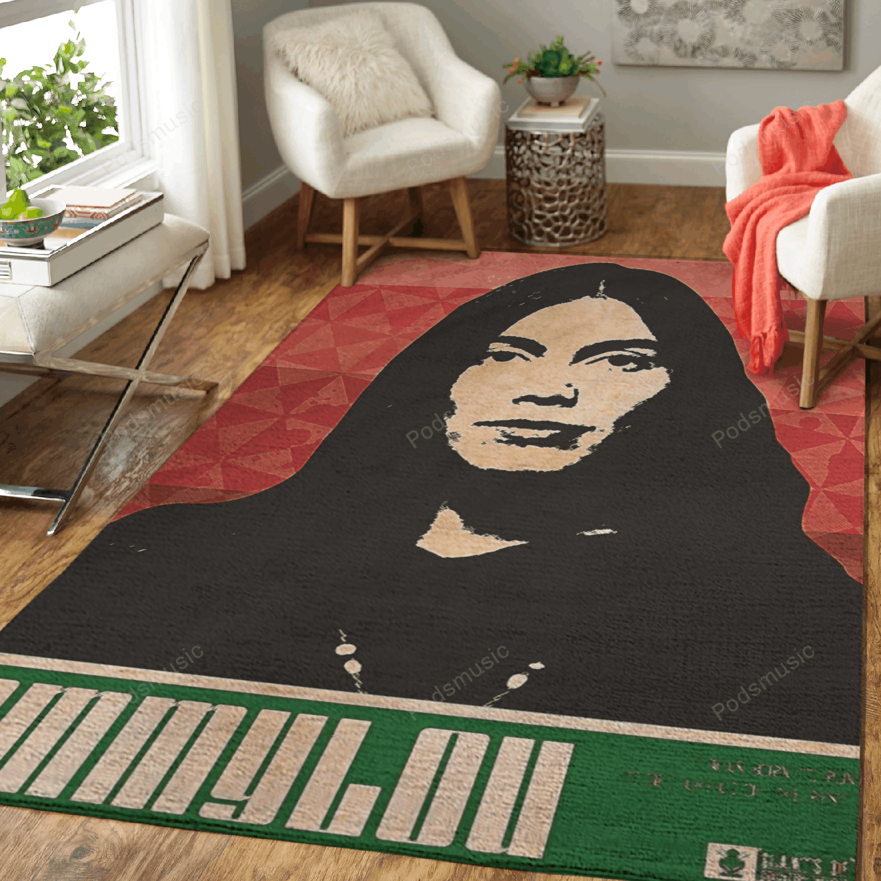 Emmylou Harris – Country Music Artwork Art For Fans Area Rug Carpet