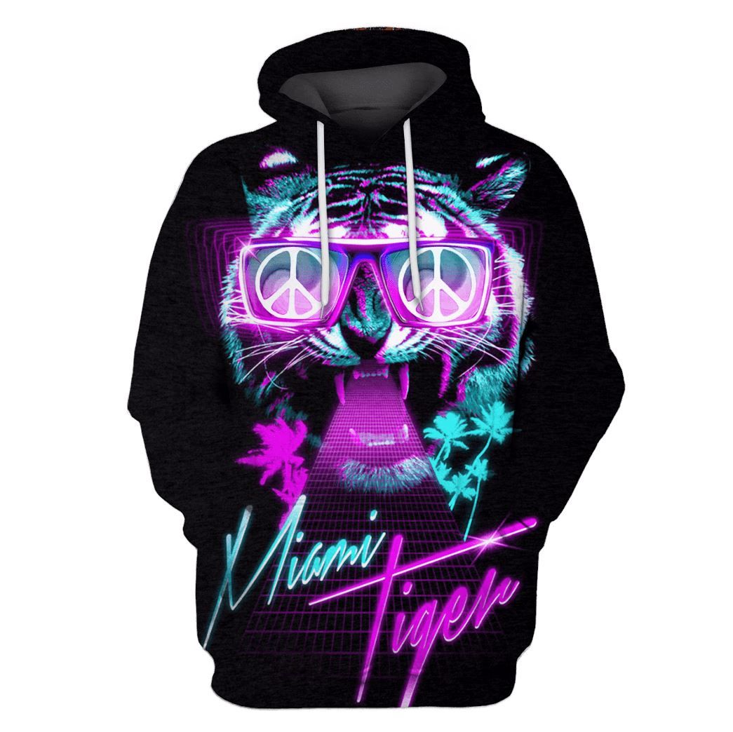 Flowermoonz Miami Tiger Hoodies – T-Shirts Apparel