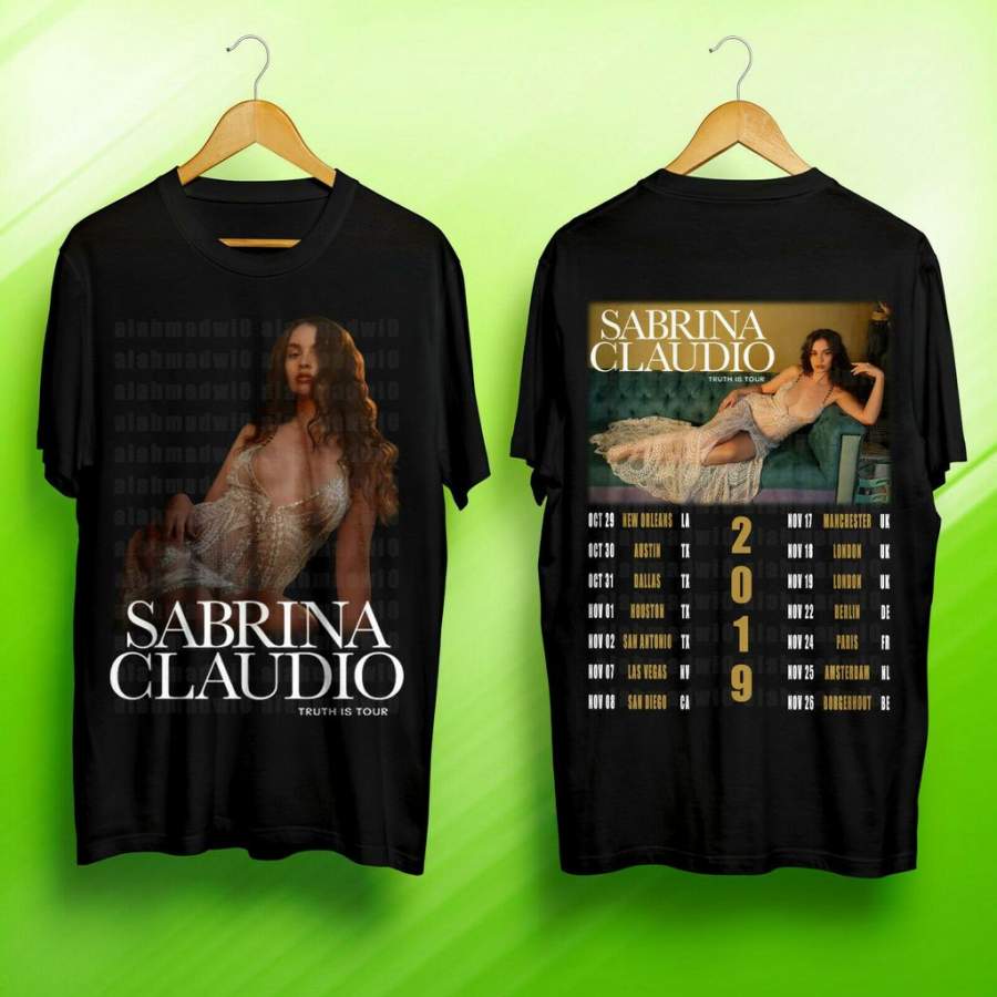 Sabrina Claudio Truth Is Tour 2022 Black Tshirt