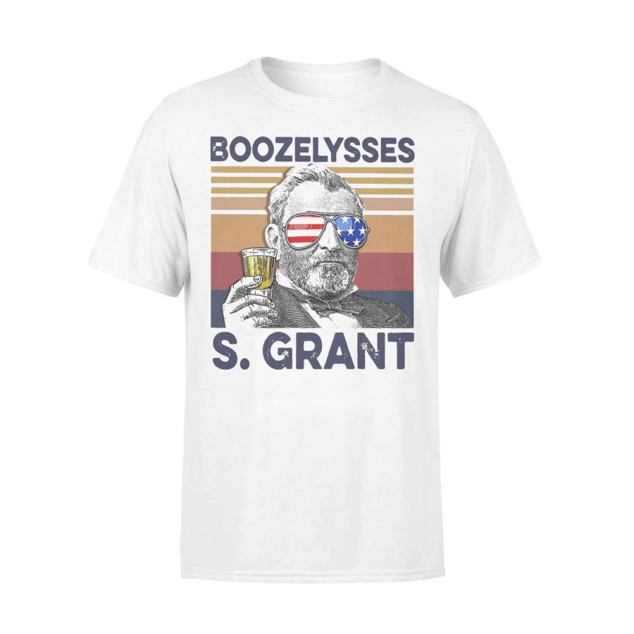 Boozelysses Ulysses S. Grant Drink Drink 4Th Of July Vintage T-shirt