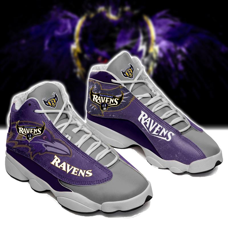 Baltimore Ravens Form Air Jordan 13 Sneakers H310-Lan1