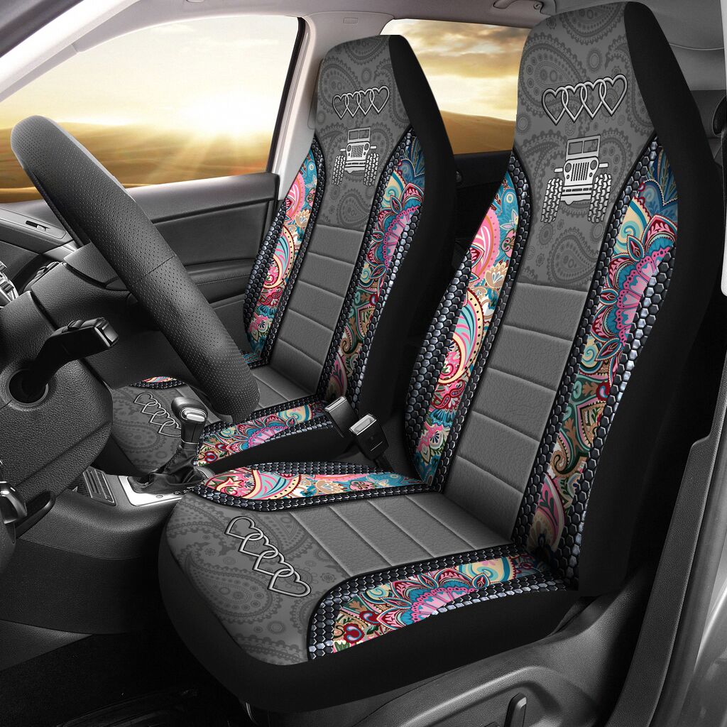 Jeep Car Paisley – Car Seat Covers – Casc45Lin021221