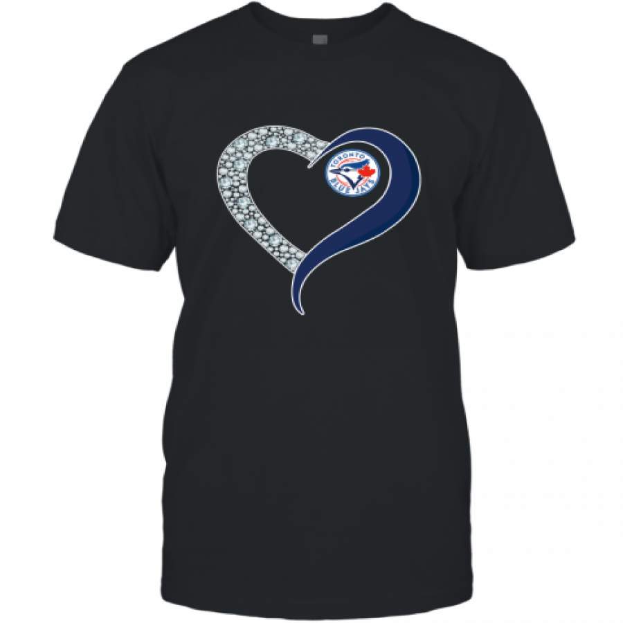 Diamond Toronto Blue Jays Heart shirt T-Shirt