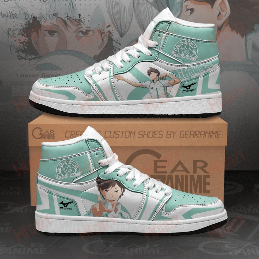 Aoba Johsai High Oikawa Tooru Sneakers Haikyuu Anime Shoes Mn10