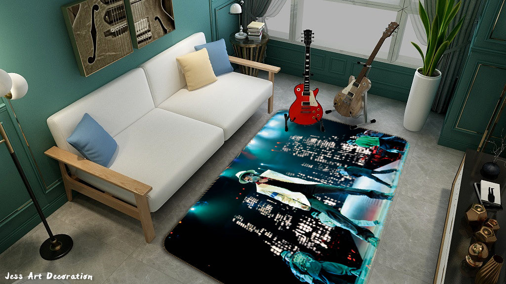 3D Michael Jackson Non-Slip Rug Mat 18