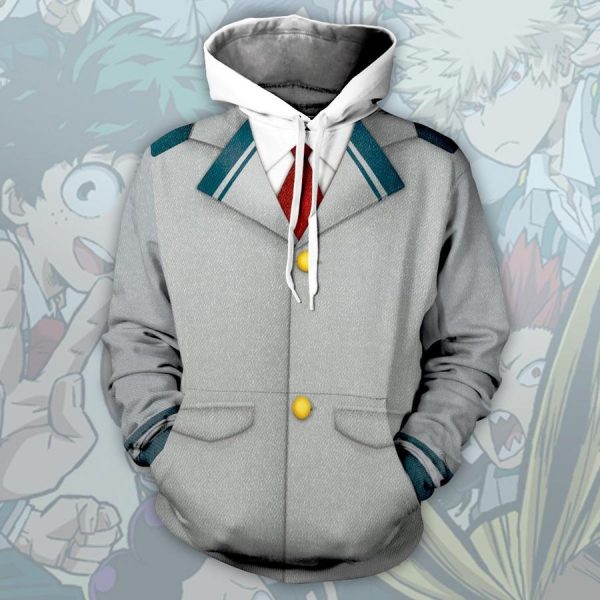 My Hero Academia School Uniform Hoodie Chm