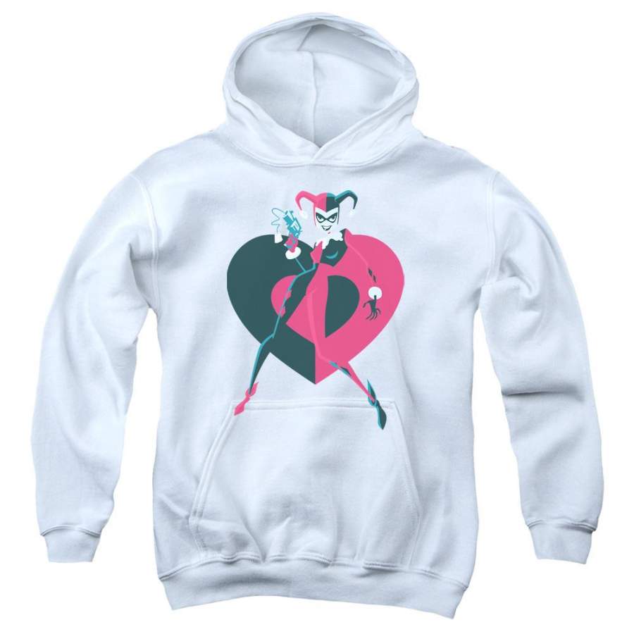 Batman – Harely  Heart Youth Pull Over Hoodie