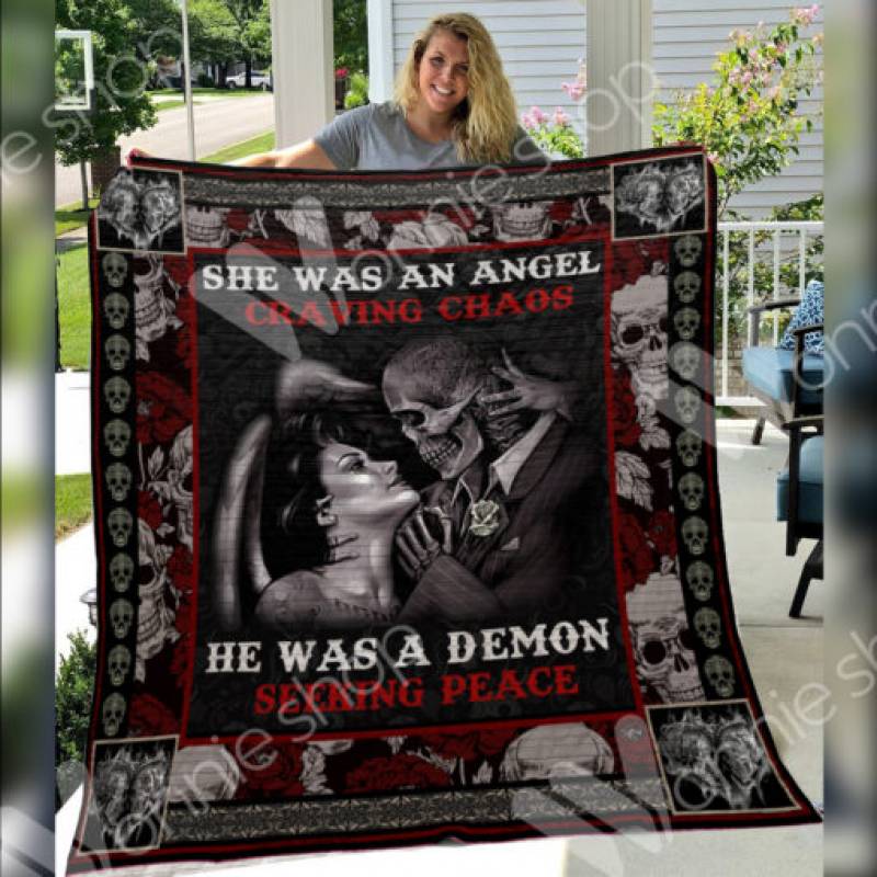 Skull Husband and Wife Blanket DCB3101 70O56