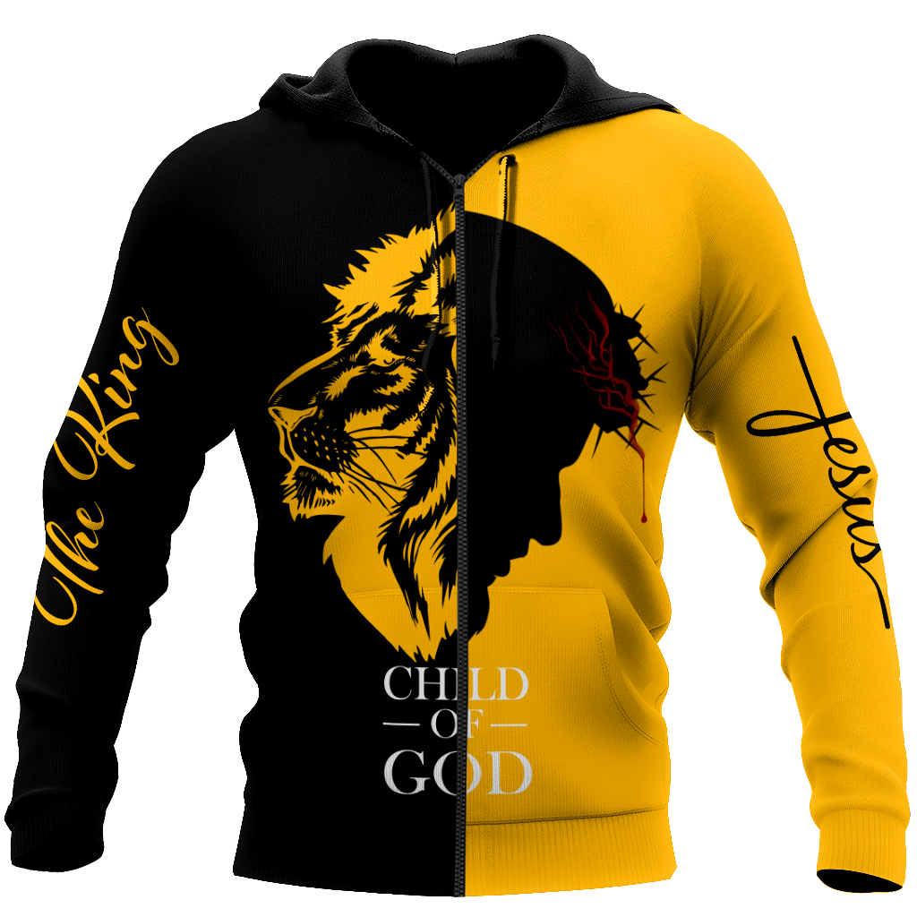 Premium Christian Jesus Lion 3D Printed Unisex Shirts