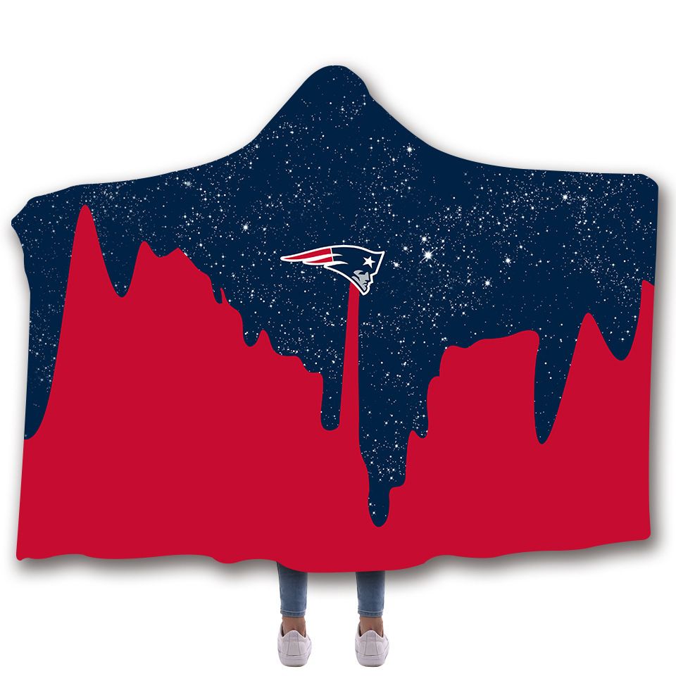 New England Patriots Hooded Blanket