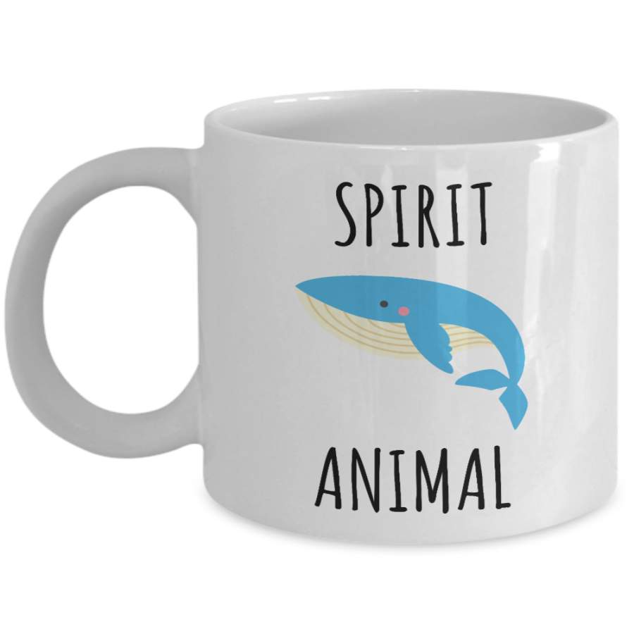 Whale Spirit Animal Mug Whales Gifts for Women Men Coffee Cup