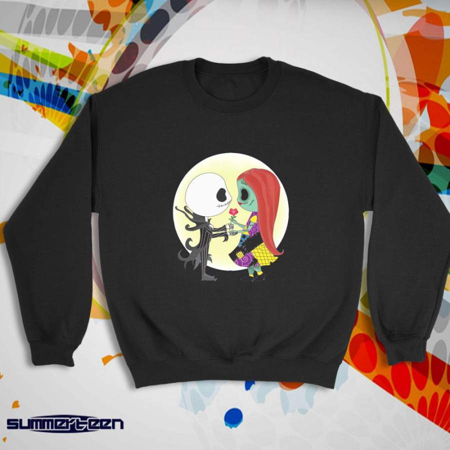 Nightmare Before Christmas Valentines Couple Women’S Sweatshirt