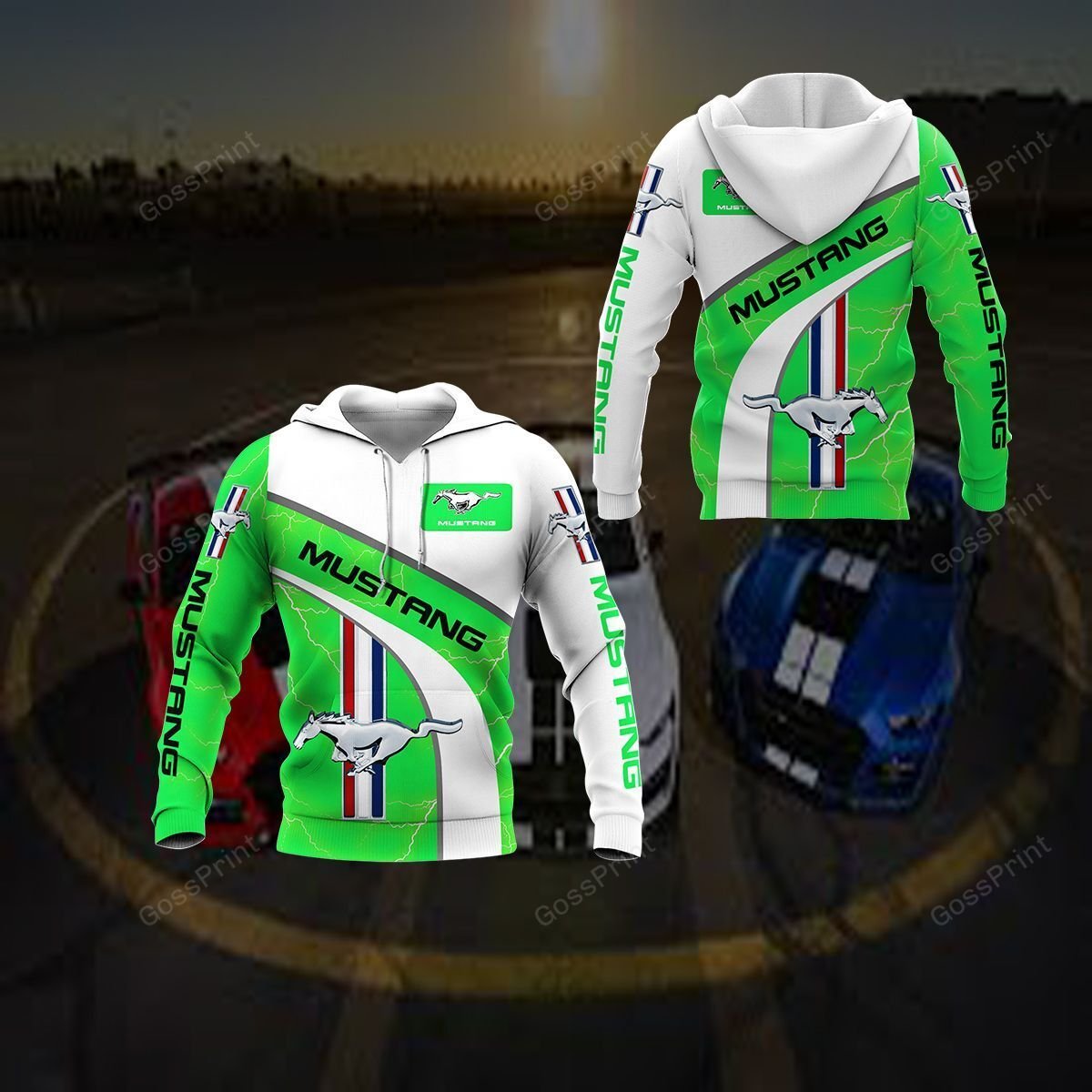 3D ALL OVER MUSTANG SHIRT VER 19