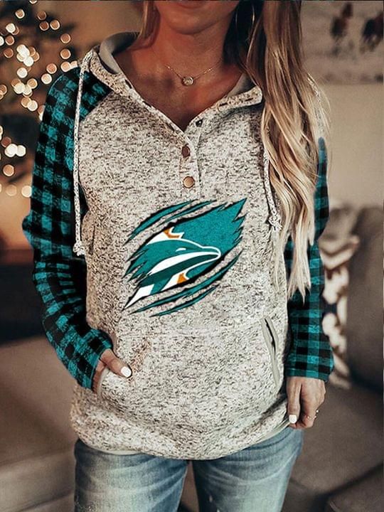 Miami dolphins logo for fans 3d Hoodie Sweater Tshirt