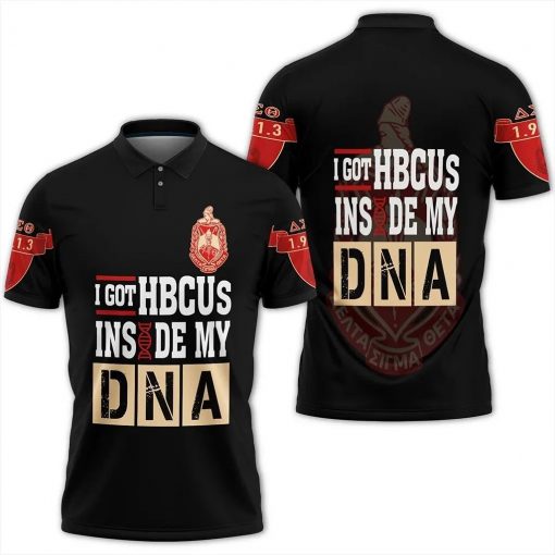 Delta Sigma Theta 1913 Hbcus Inside My Dna Polo Shirt