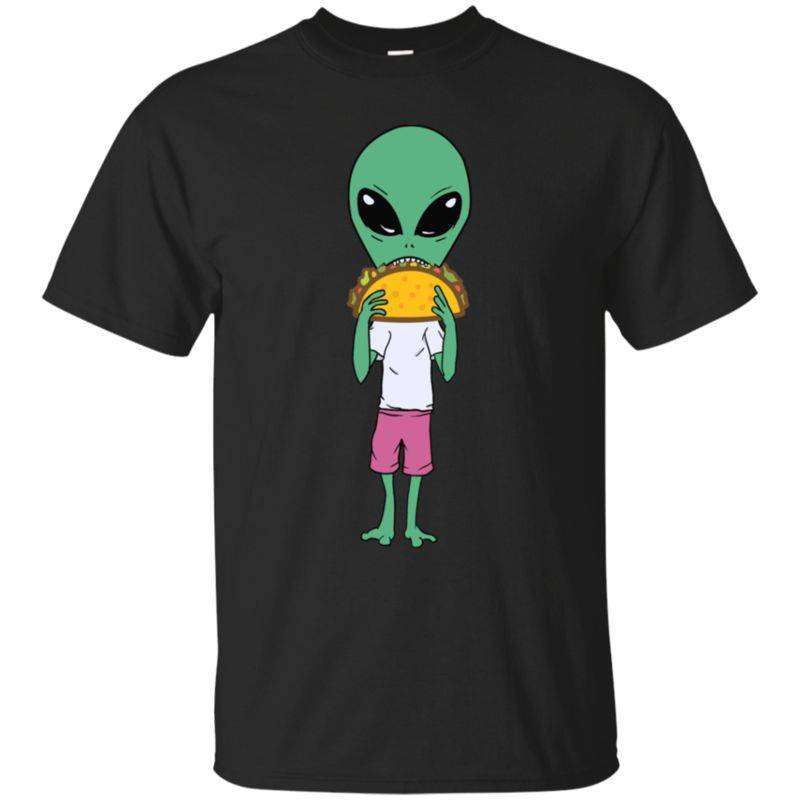 Alien Eating Tacos T-shirt