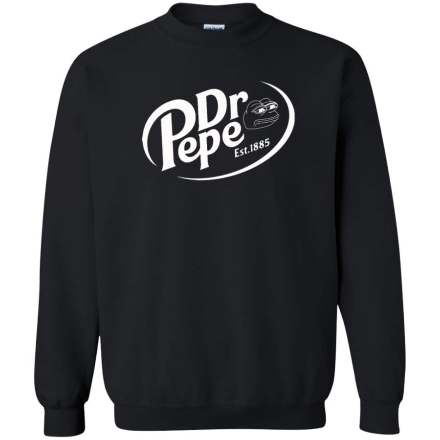 AGR dr pepe the frog Crewneck Pullover Sweatshirt