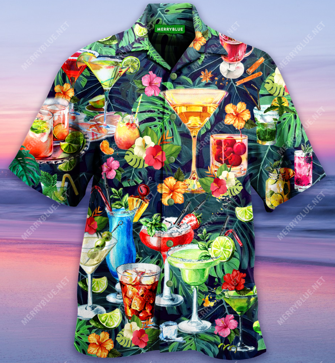 Cocktails I Left My Heart In Hawaiian Unisex Shirt Ha63754