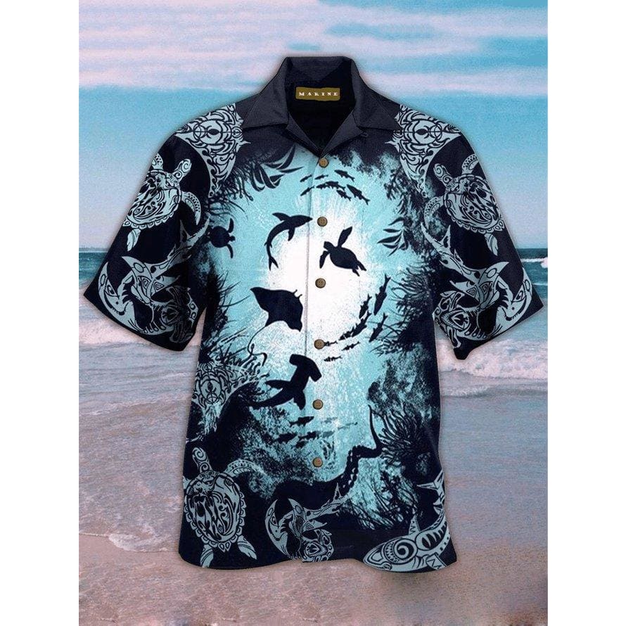 Turtles Hawaiian Shirt, Turtle Lover Hawaiian Shirt For Men & Women