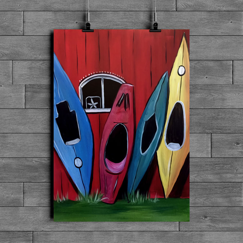 Kayaking Poster Ha241003Pt – MrDad Store