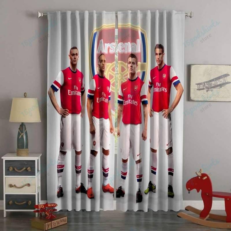 3D Printed Arsenal Style Custom Living Room Curtains