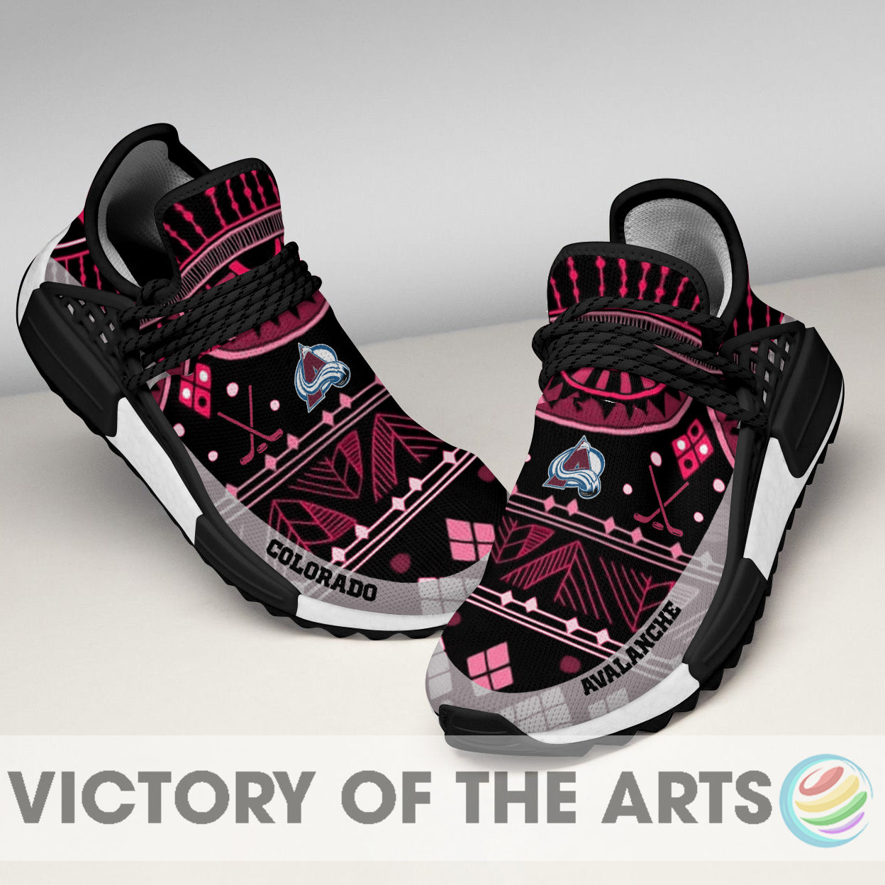 Amazing Pattern Human Race Colorado Avalanche Shoes For Fans