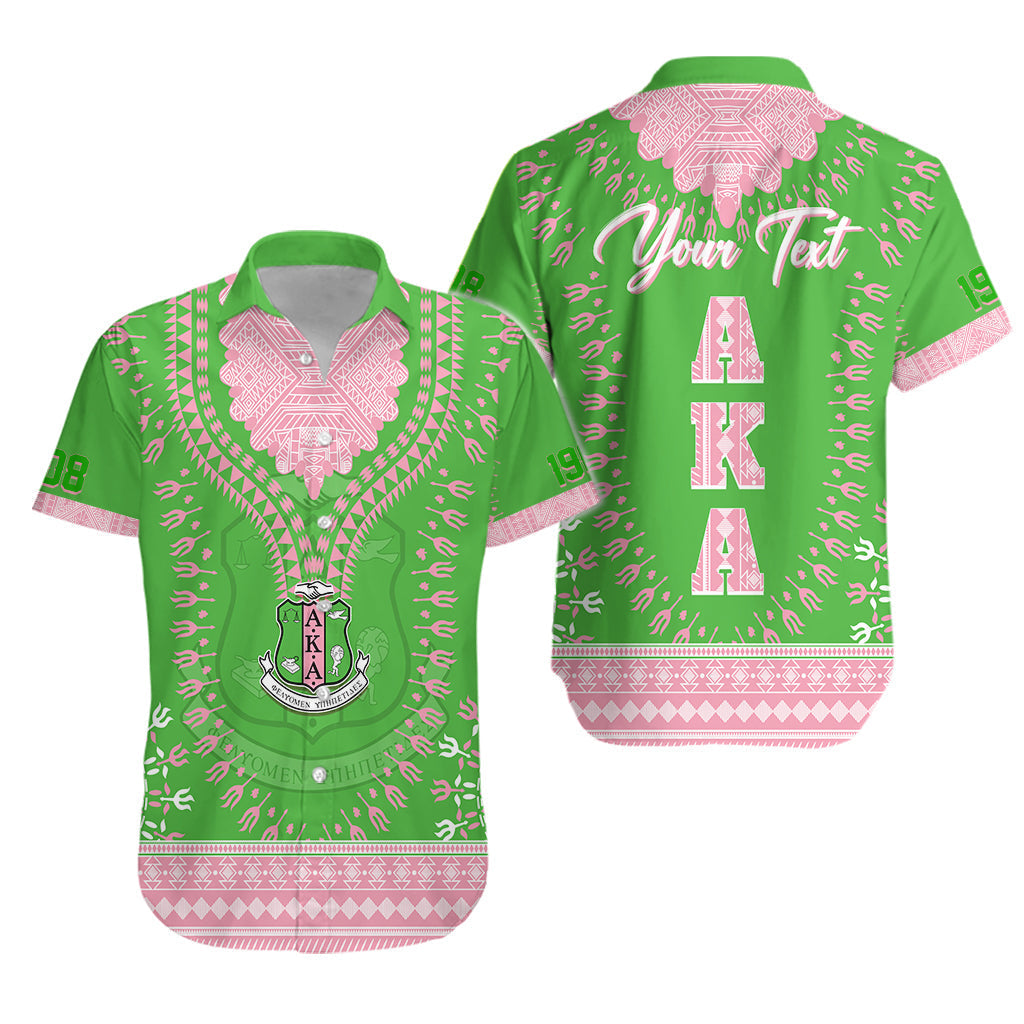 Alpha Kappa Alpha Sorority Personalised Hawaiian Shirt Dashiki Unique Vibes