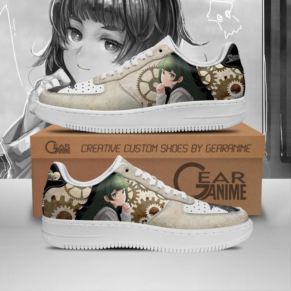 Maho Hiyajo Steins Gate Air Force Shoes Sneakers Custom Anime