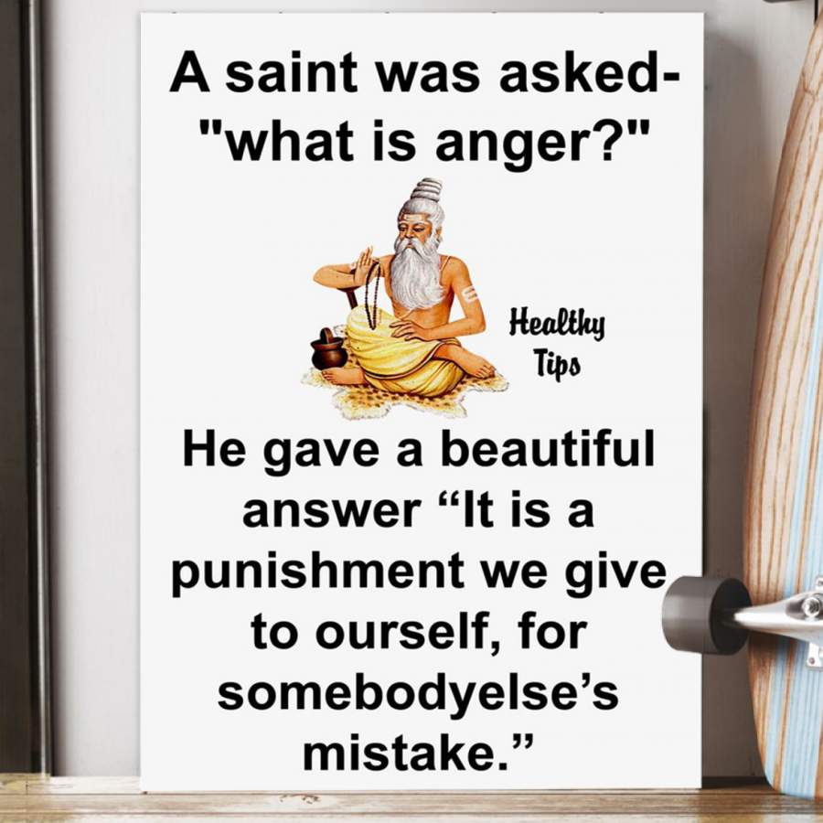 What Is Anger   Unique Custom Design  Poster  Meaningful Gift