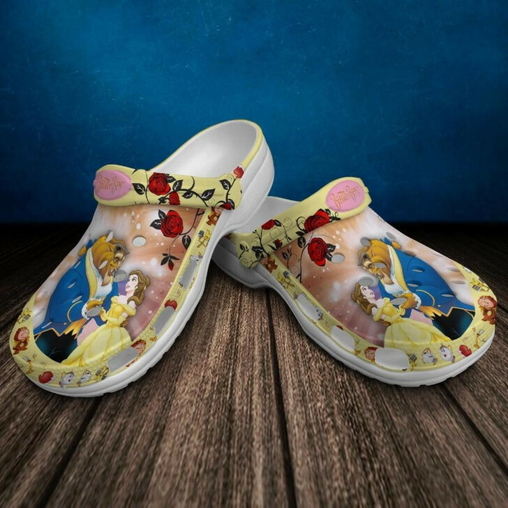 Beauty And The Beast Roses Clogs Clogband Clog Comfortable Water Shoes