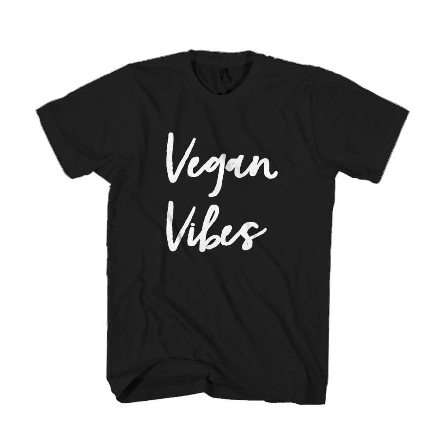 Vegan Vibes Hippie Plant Based Diet Animal Right Activist Vegetarian Man’s T-Shirt