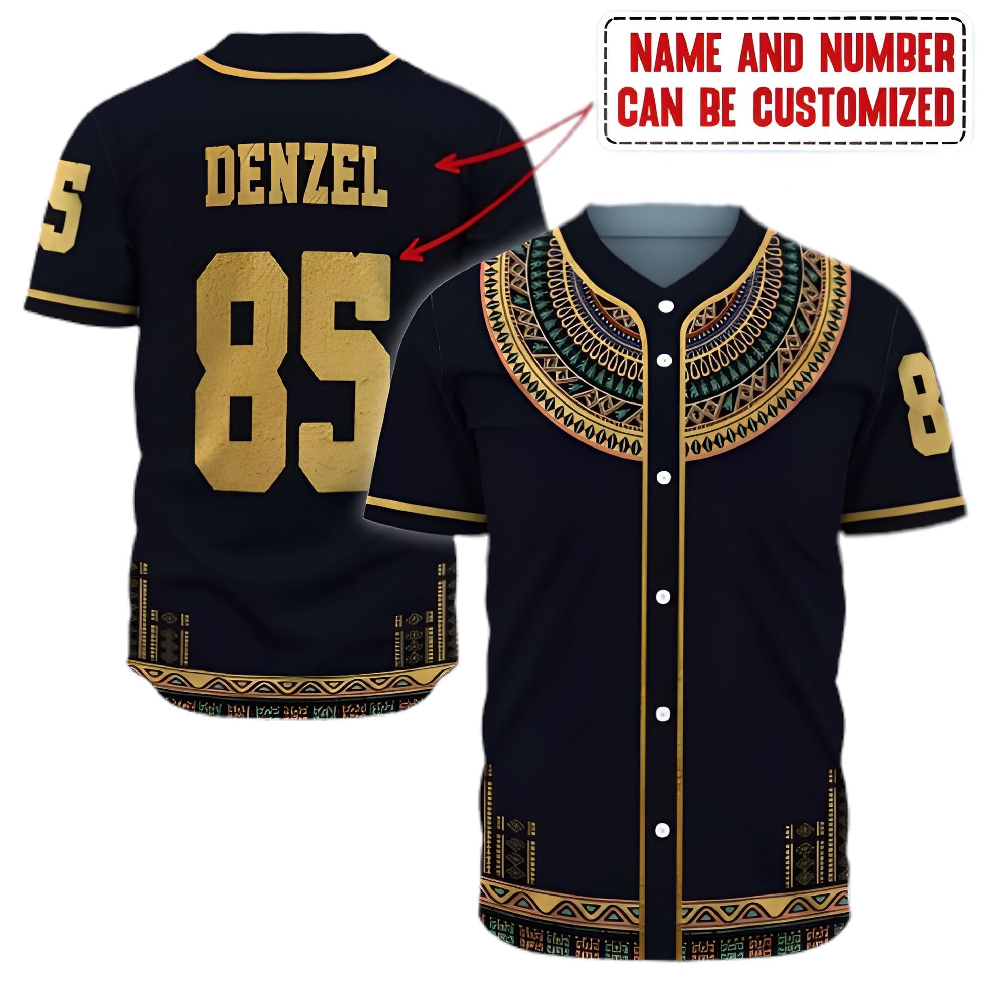 Personalized Dashiki Add, Juneteenth Shirt – Baseball Tee Jersey Shirt