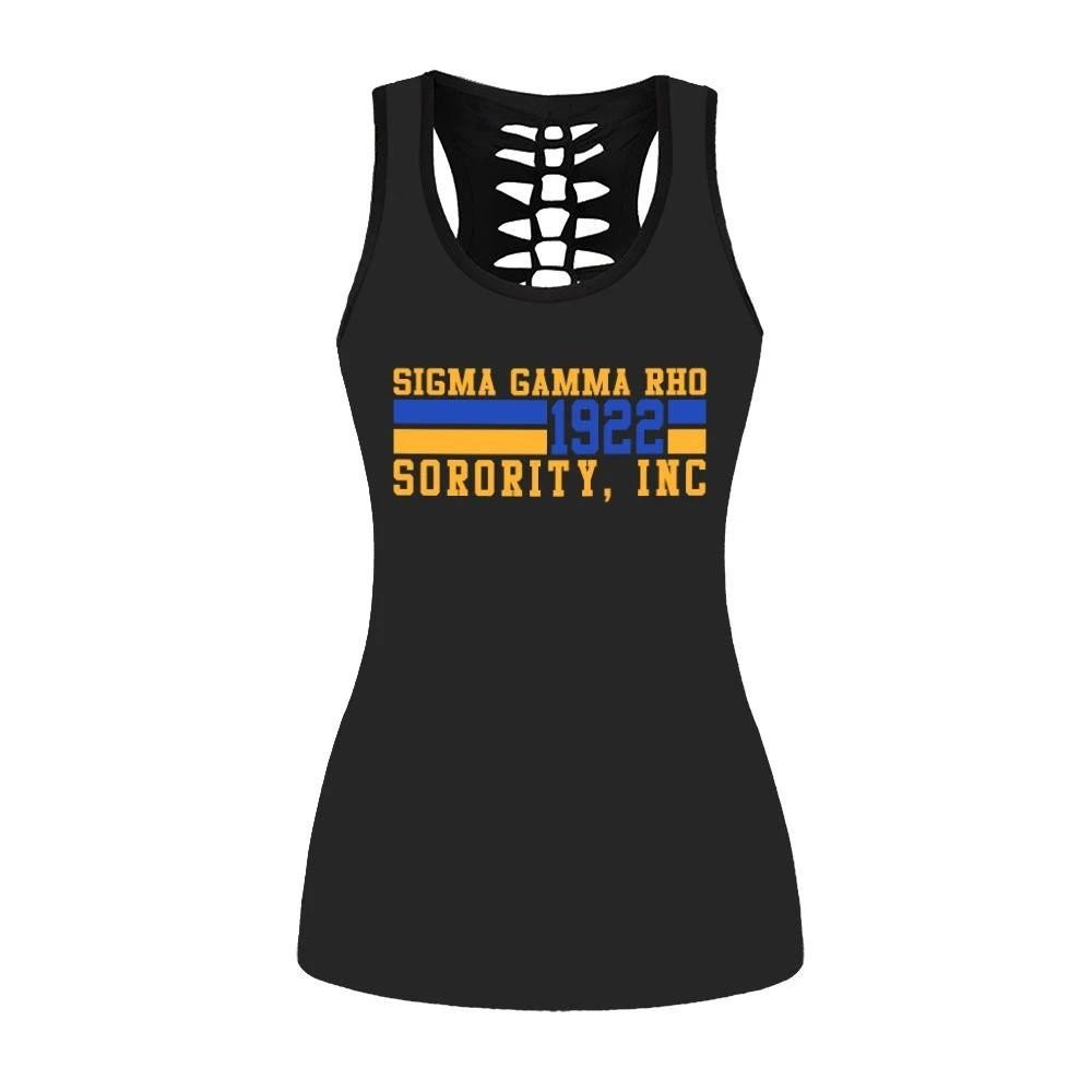 Sorority Tank Top – Sigma Gamma Rho Founded 1922 Hollow Tank Top