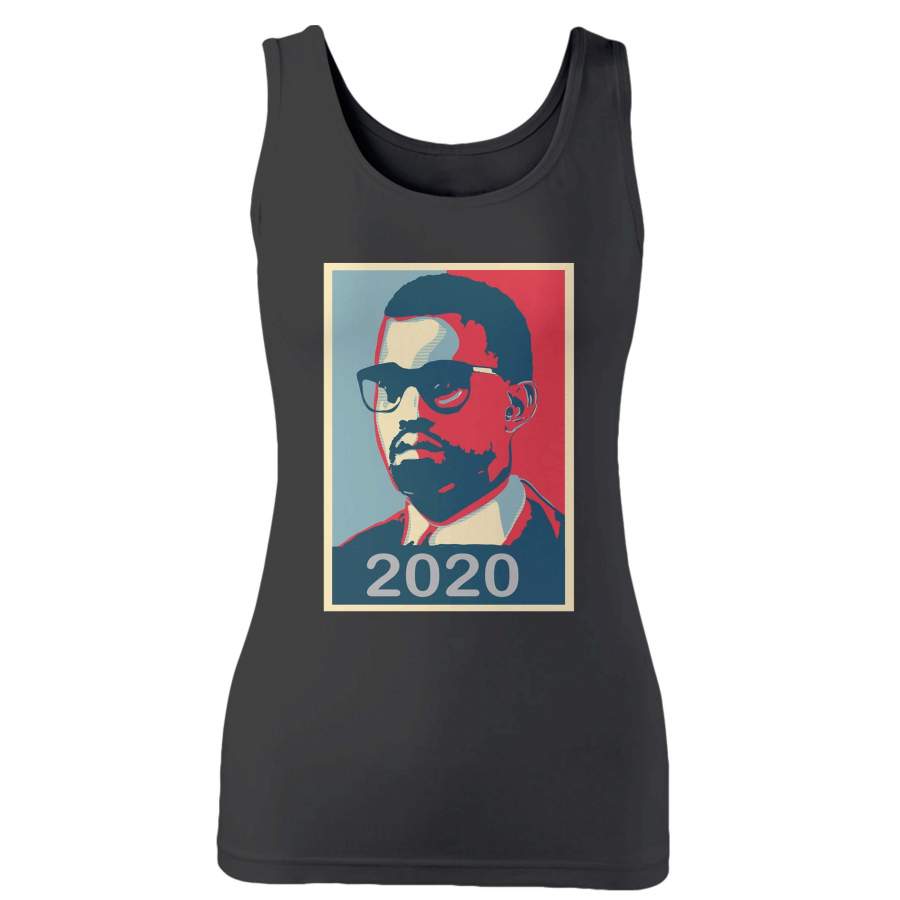 West For President 2020 Kanye West 2020 Presidential Poster Woman’s Tank Top