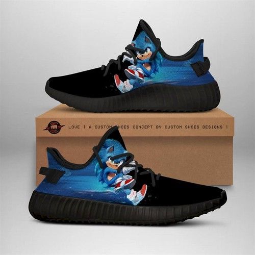 Sonic The Hedgehog Yeezy Sneakers Shoes For Sale