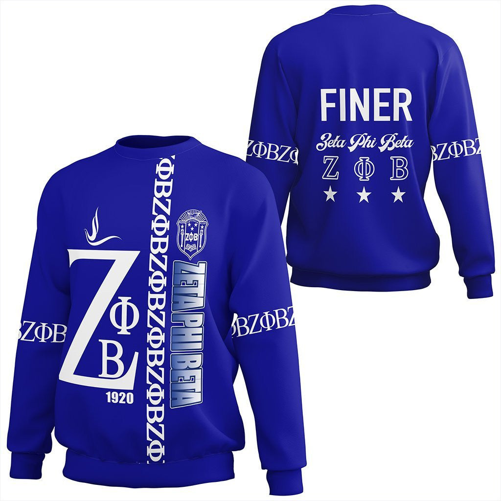 Blue Zeta Phi Beta Sweatshirt