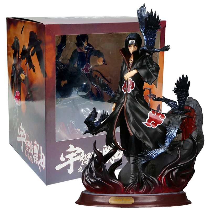 29Cm Anime Cartoon Naruto Uchiha Itachi Pvc Action Figure Toys Model Doll Gifts Alx