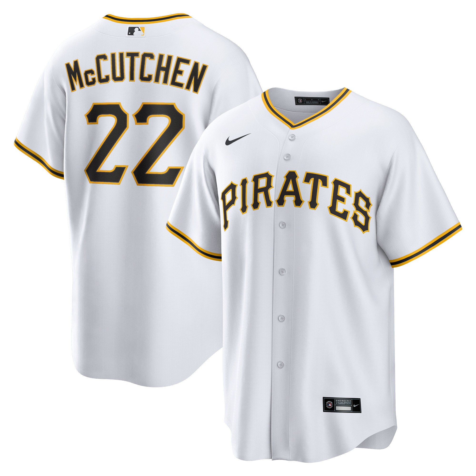 Andrew McCutchen Pittsburgh Pirates Replica Player Jersey – White