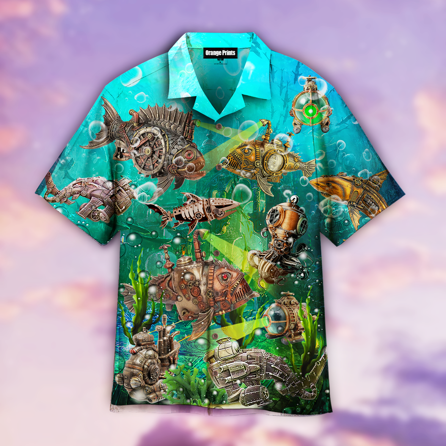 Steampunk Fishes Under The Sea Hawaii Shirt For Men Women Ha18927