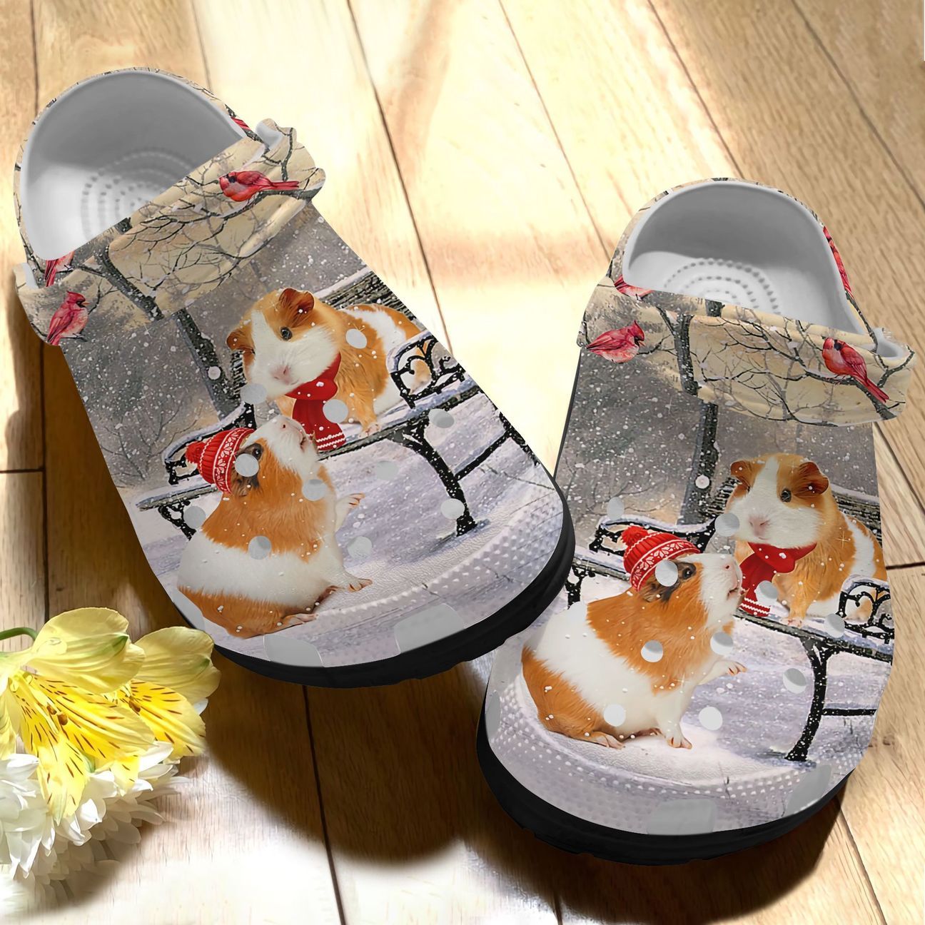 Guinea Pig Personalized Clog, Custom Name, Text, Color, Number Fashion Style For Women, Men, Kid, Print 3D Super Cute Guinea Pig