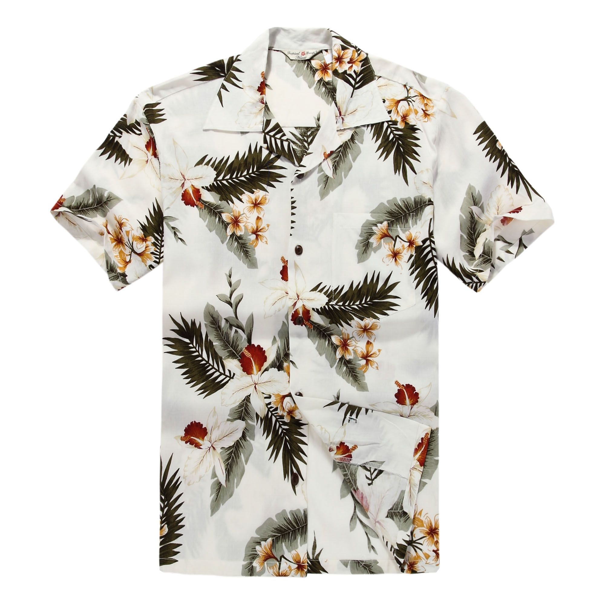 Leaf White Awesome Design Hawaii Shirt Ha35925