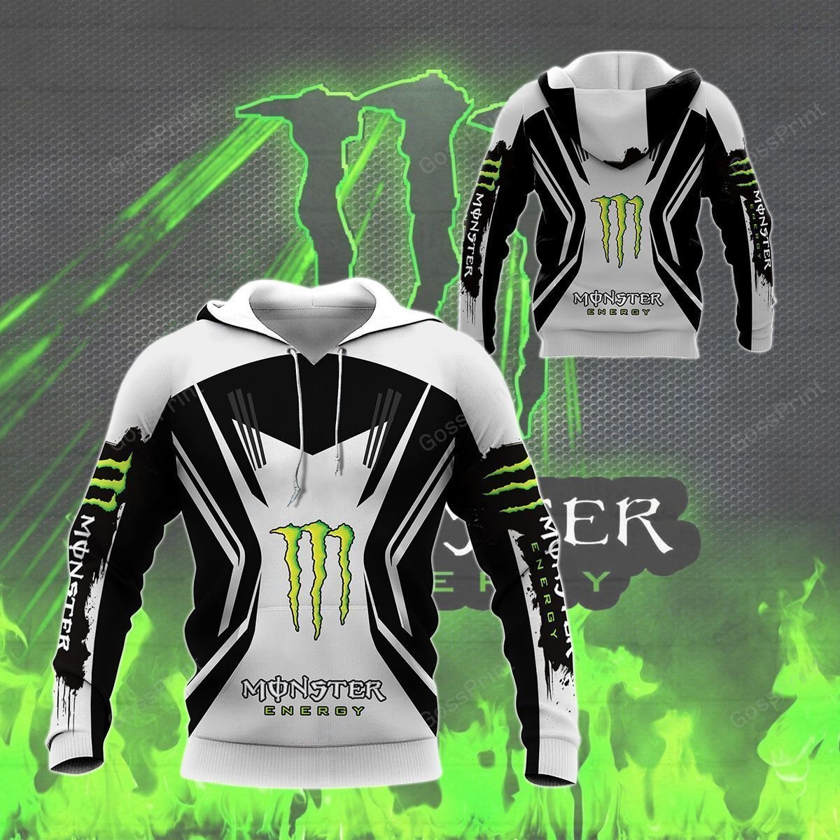 3D ALL OVER MONSTER ENERGY SHIRTS VER 10