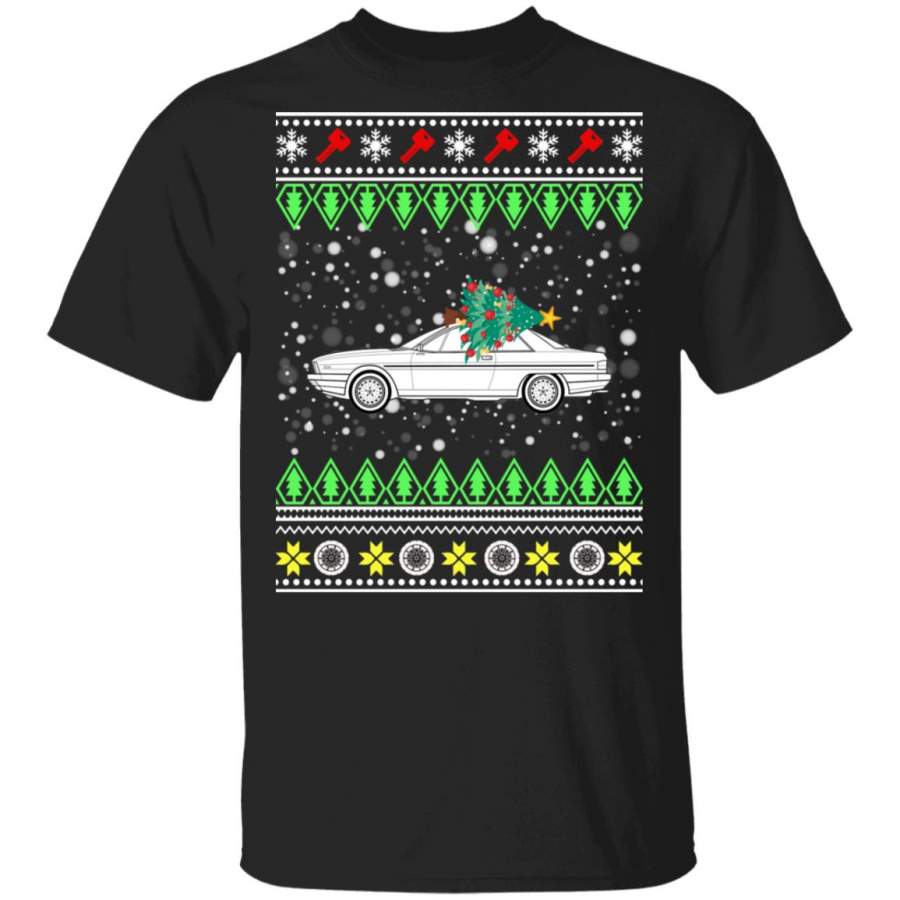Lancia Gamma coupe Classic Car Ugly Christmas Sweatshirt