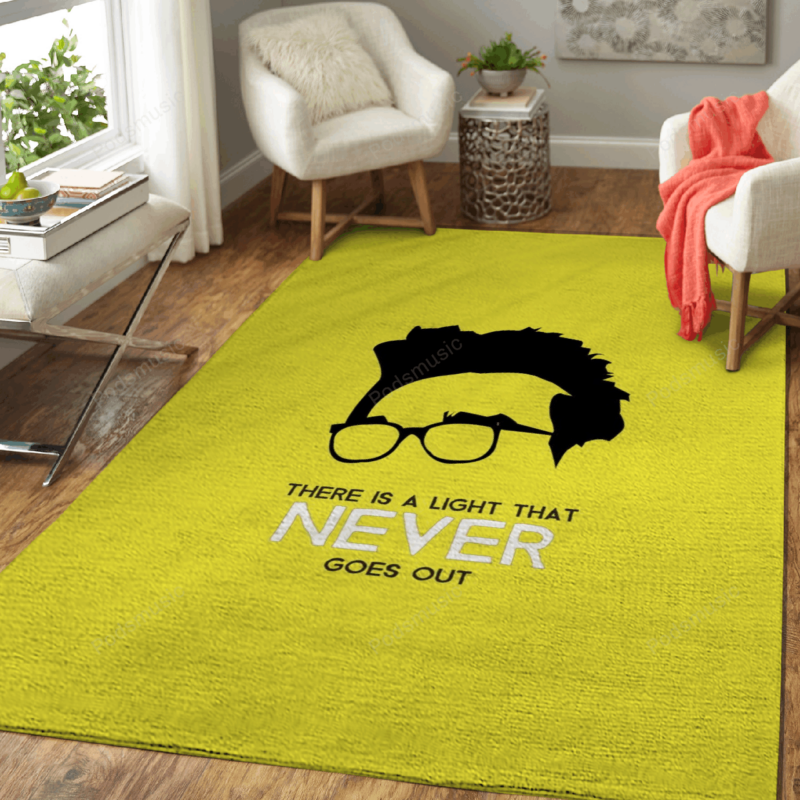 The Smiths Yellow Music Icons Art For Fans Area Rug Living Room Carpet Rug Regtangle Carpet Floor Decor Home Decor – Snundi