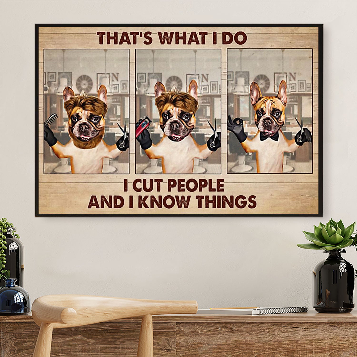 That’S What I Do – Hairdresser Canvas Wall Art | Home Décor Gift For Hairstylists