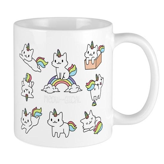 Meowgical Caticorn – Magical Unicorn Cat Kitten 11 Mug