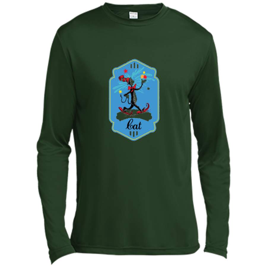 Dr. Seuss The Cat in the Hat Snowshoe Badge Tshirt ReadingLLC