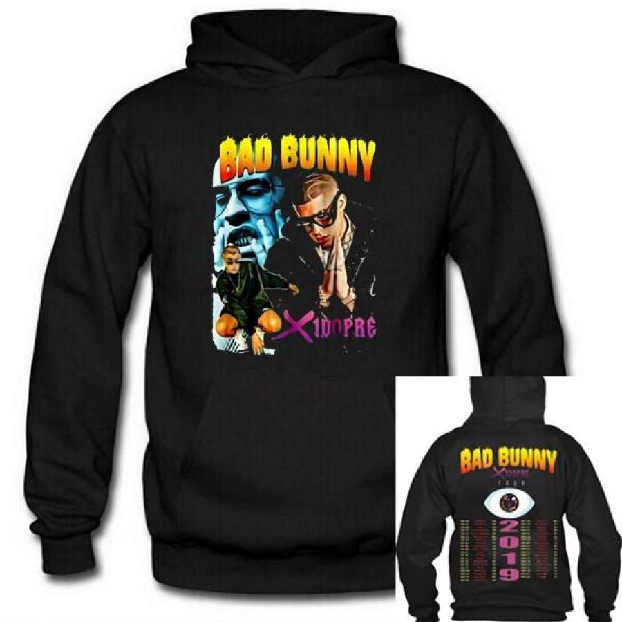 New Bad Bunny X100Pre Tour Aug-Dec 2019 With Dates Tour  Hoodie